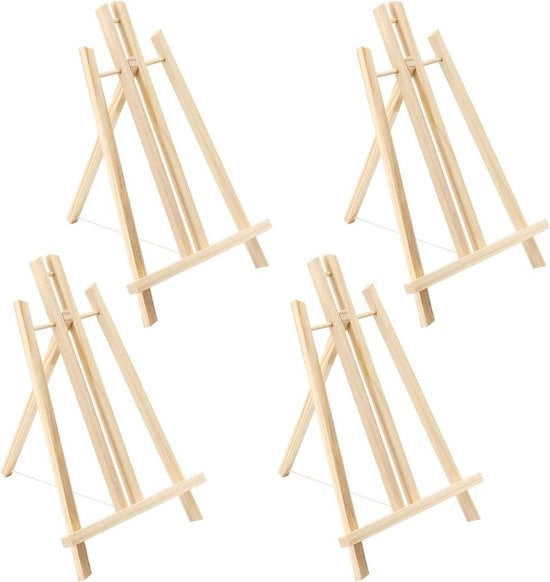Easel da Pittore in Legno 40 cm 15 pollici - Pannello da Disegno Schizzo Foto Poster