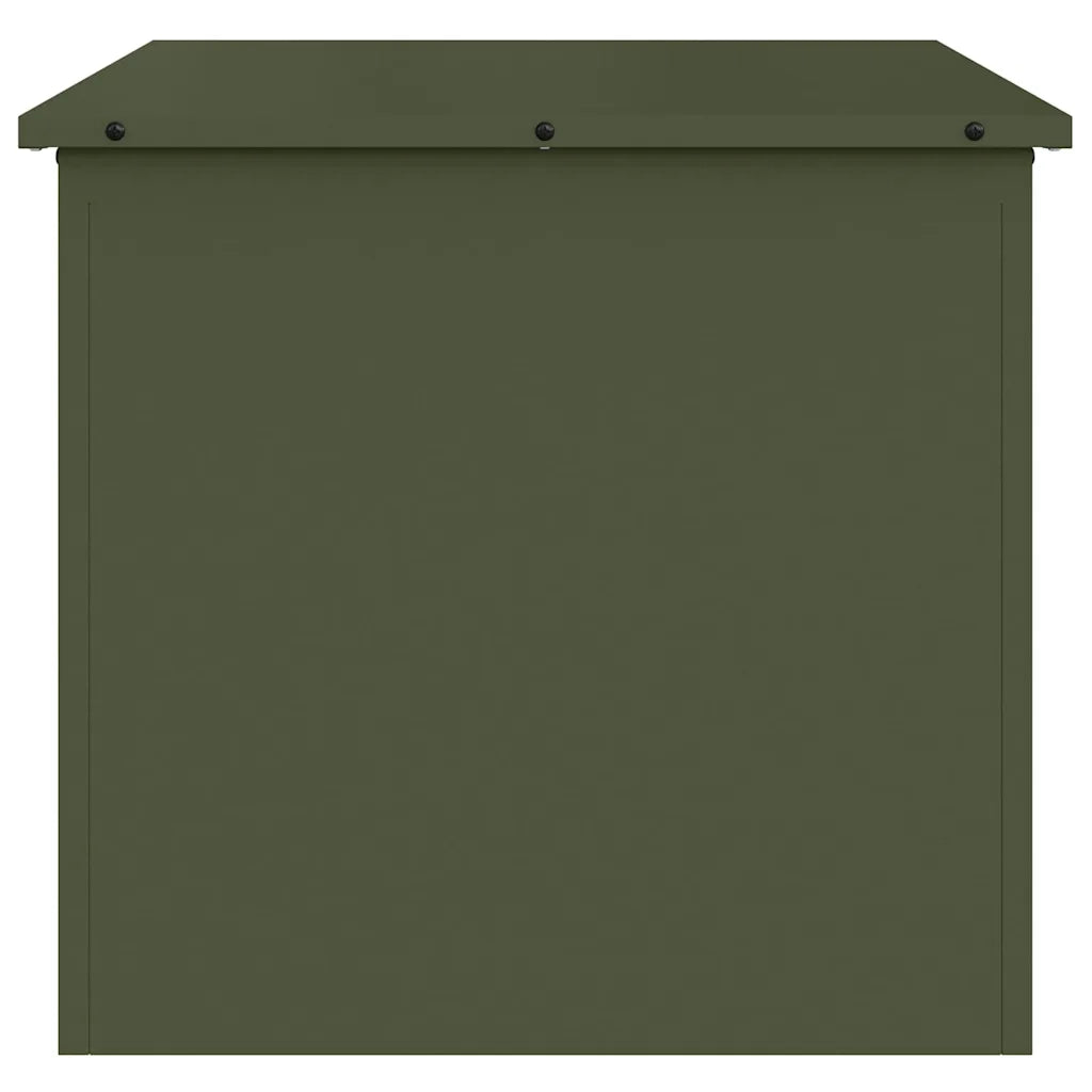 vidaXL Scatola di Stoccaggio Esterno Oliver verde 55 x 50.5 x 50 cm
