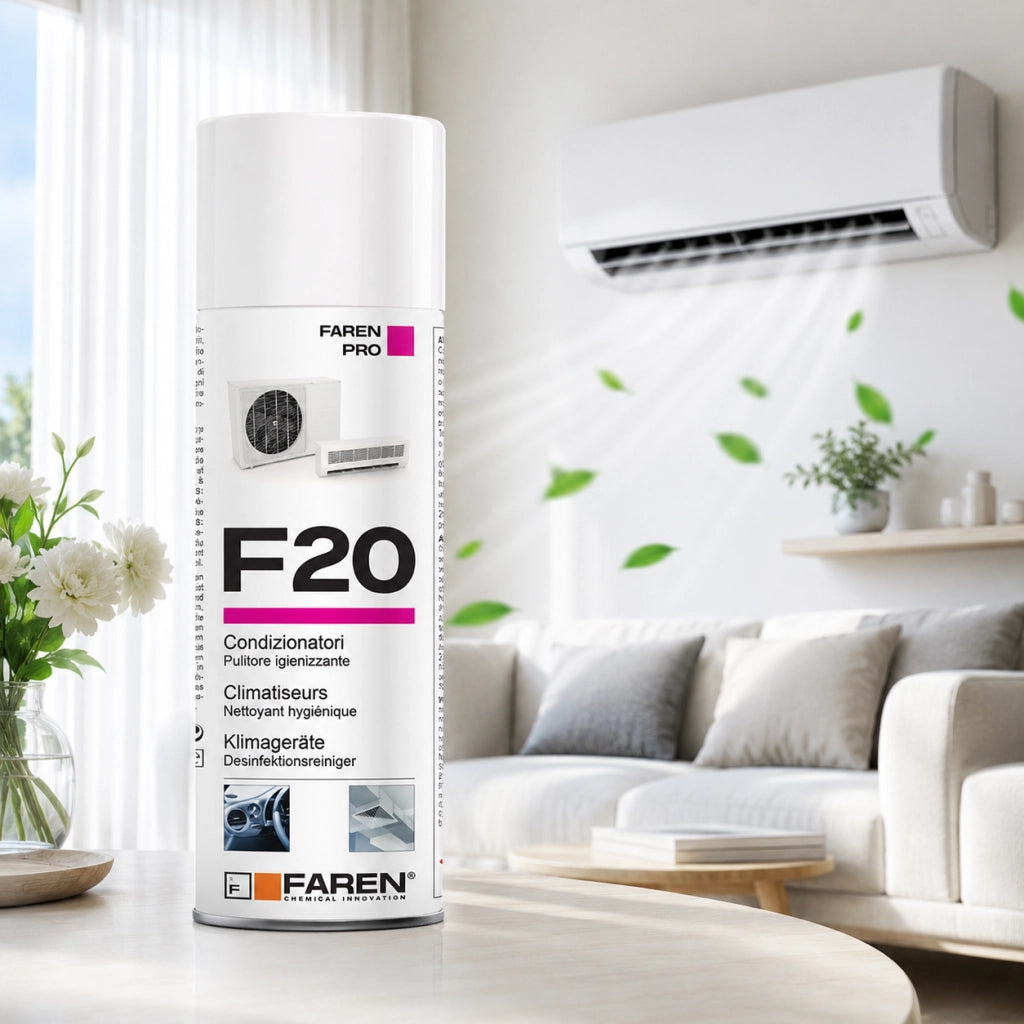 Faren f20 igienizzante spray profumato per climatizzatori casa auto 400ml 6 pezzi