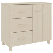 Credenza | Madia | Buffet da pranzo | Armadio da pranzo HAMAR ambra 90x40x80 cm in Legno Massello di Pino