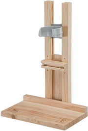 Sostituto di Dispensatore d'Acqua per Ossi di Coniglio Bottiglie da 300 cc e 600 cc Standard di Pappagallo - in Legno