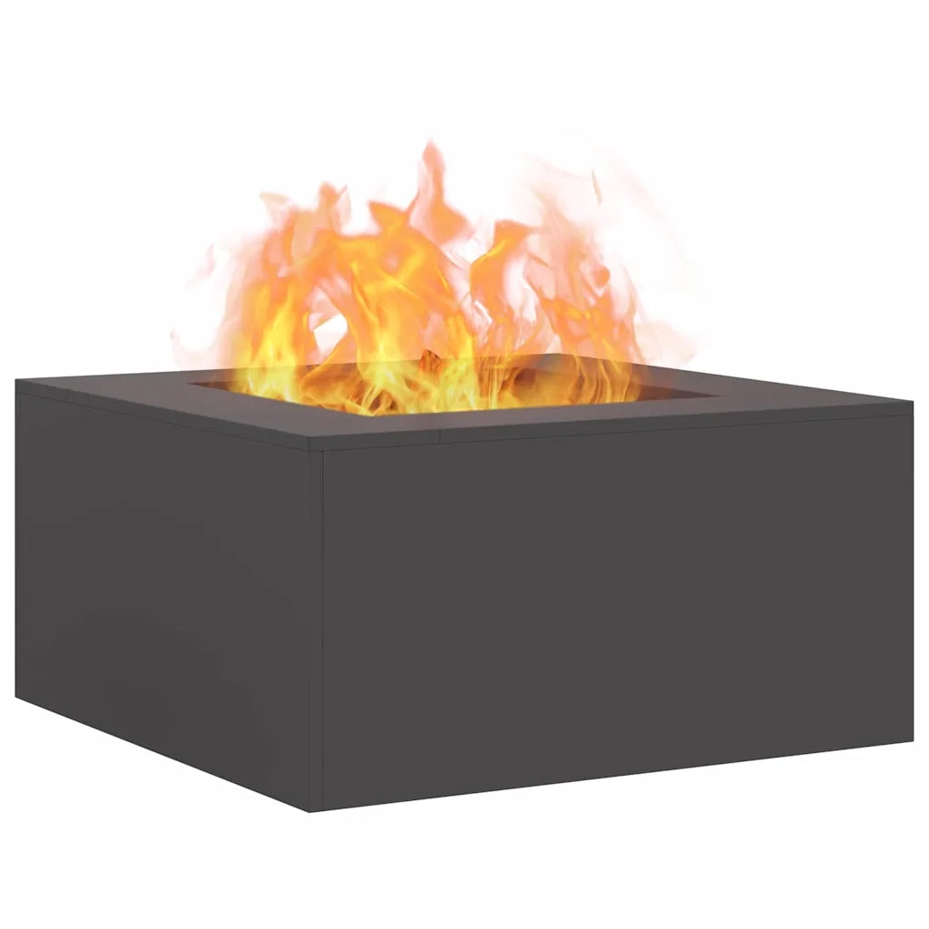 Focolare Nero 80 x 80 x 40 cm Acciaio CFW6166731