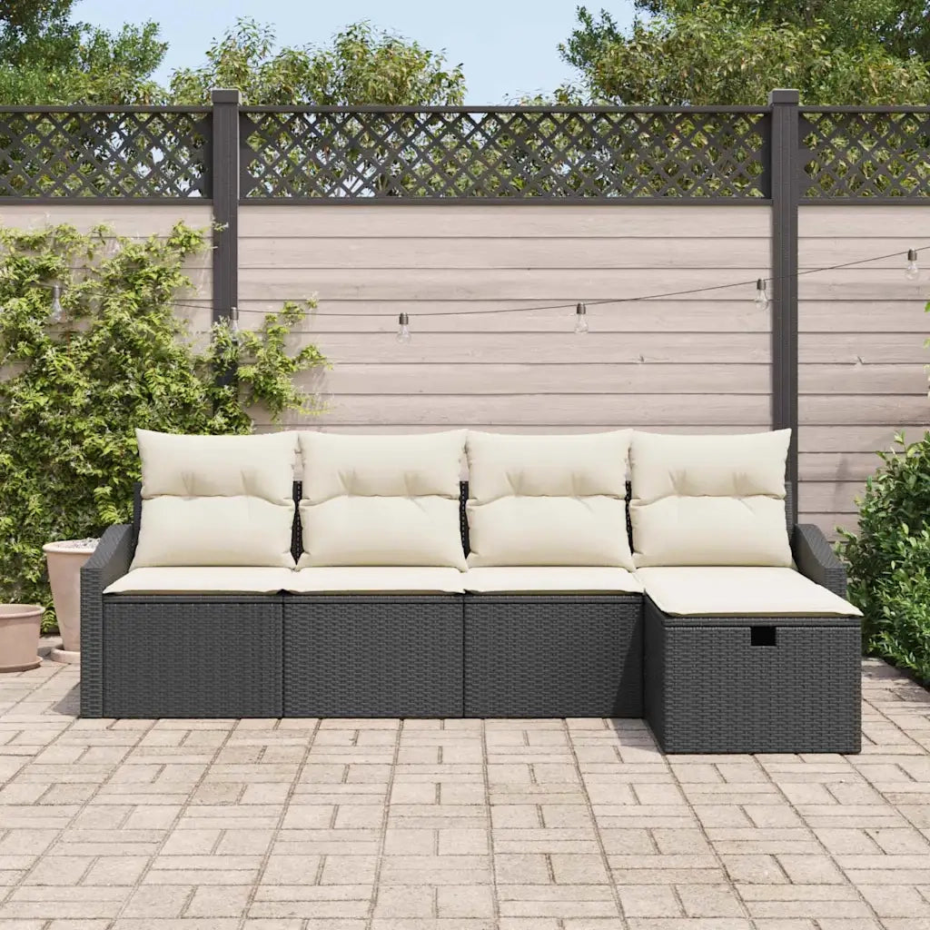 Set di divani con cuscino 6 pcs polyrattan