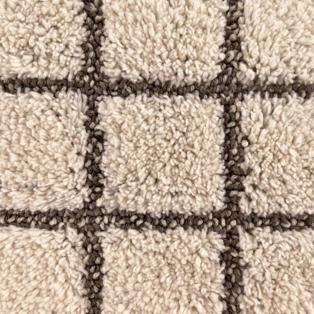 TAPPETO PLAZA 60X110CM COLOR NATURALE IN COTONE