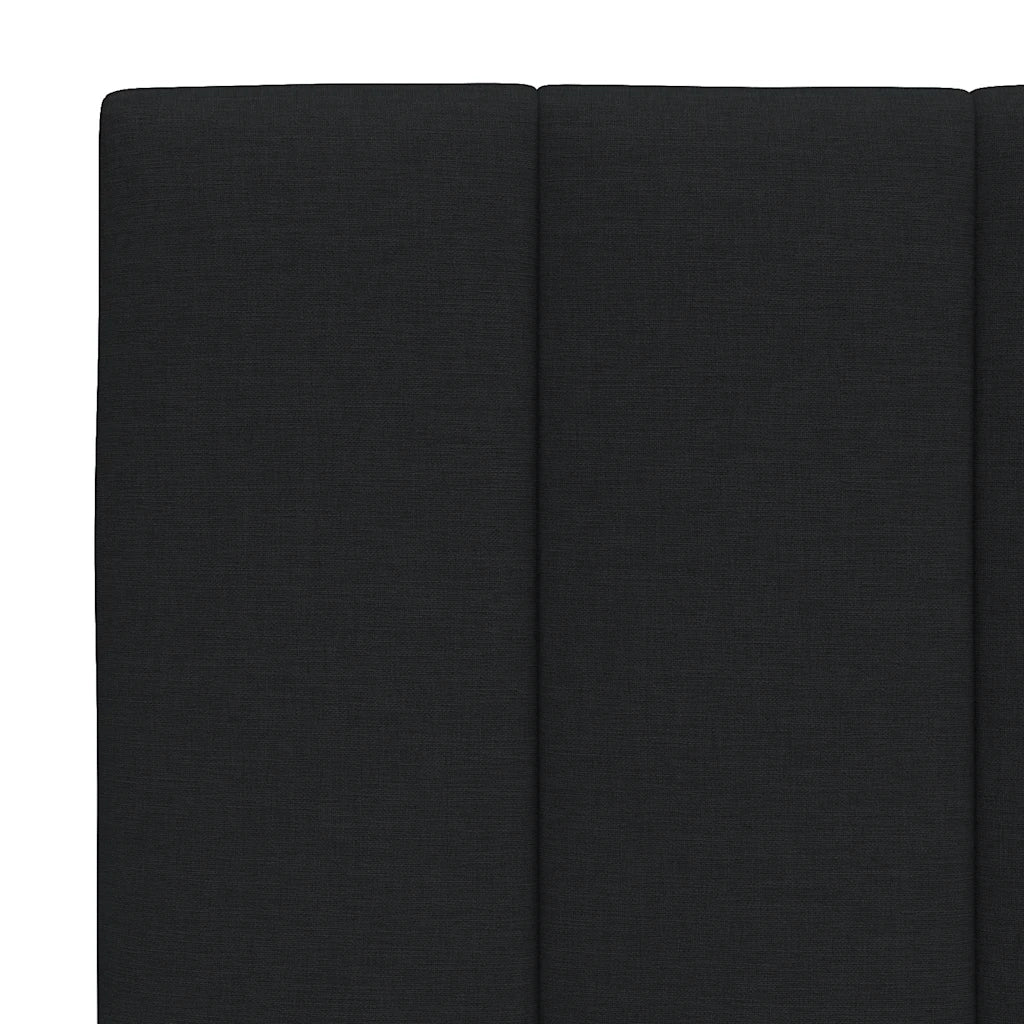 Cuscino Testiera Hanko Nero 200 cm in Tessuto CFW1346342