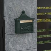 Cassetta Postale da Muro con porta Verde 40,5 x 16 x 45 cm 42023500