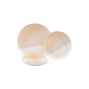 Servizio di Piatti da Tavola in Ceramica Skandik Mood Sand 18 Pezzi