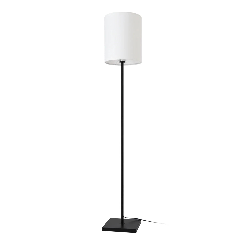 Lampada da terra dallo stile senza tempo elegante illuminazione di design per soggiorno camera da letto ufficio altezza 158 cm bianco e nero 03_0009536