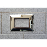 Trade Shop - Placchette Placche In Abs Per Serie Matix Bticino Compatibile 3 4 6 Moduli Color - Cromo -6 Fori     -