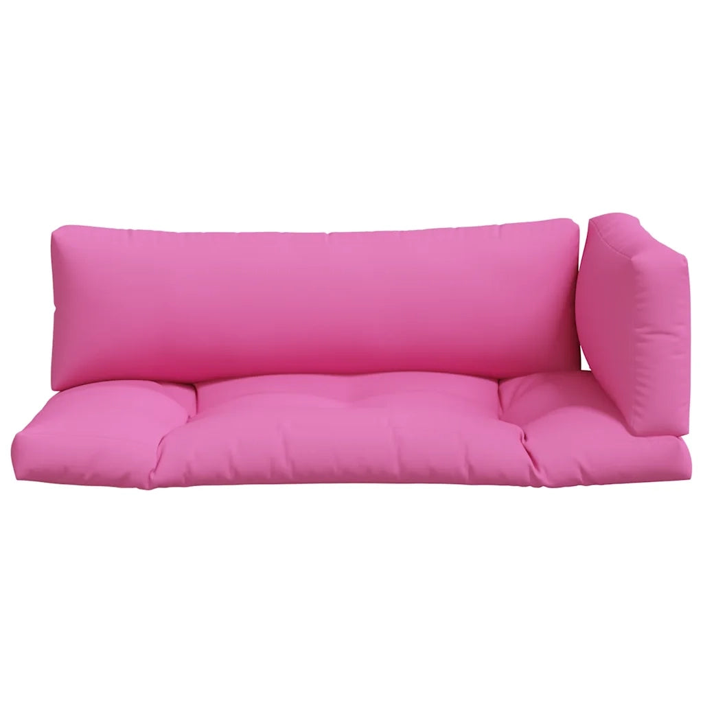 Cuscini per Pallet 3 pz Rosa in Tessuto Oxford 360964