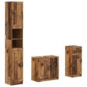 Set di armadietti da bagno in 3 pezzi UTRECHT 3417898
