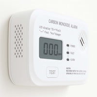 Set 40x Rilevatore monossido di carbonio con display 120 x 74 x 31 mm, allarme CO con batterie sostituibili incluse