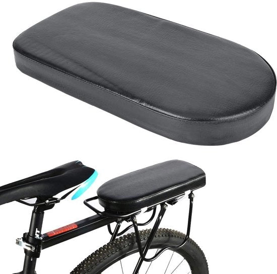 Sella posteriore per bicicletta Installazione facile Piastra di seduta comoda Piastra di seduta a forma semicircolare Accessori per bicicletta Adatto per appassionati di bicicletta Sella posteriore per bicicletta