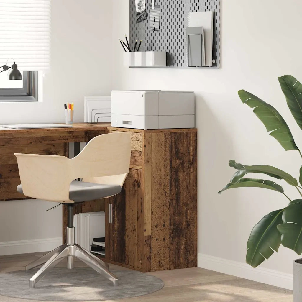 Credenza con cassetto Legno vecchio 38 x 34 x 75 cm 869552