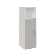 Vicco Mobiletto midi Bianco/bianco lucido 30 x 93 cm con porta