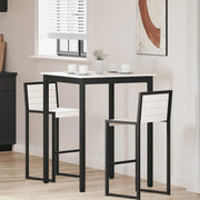 Tavolo da bar Bianco 80 x 80 x 105 cm Pino massello 892802