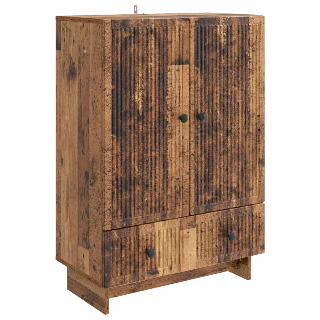 Credenza | Madia | Buffet da pranzo | Armadio da pranzo Legno vecchio 66 x 34,5 x 95 cm Legno ingegnerizzato