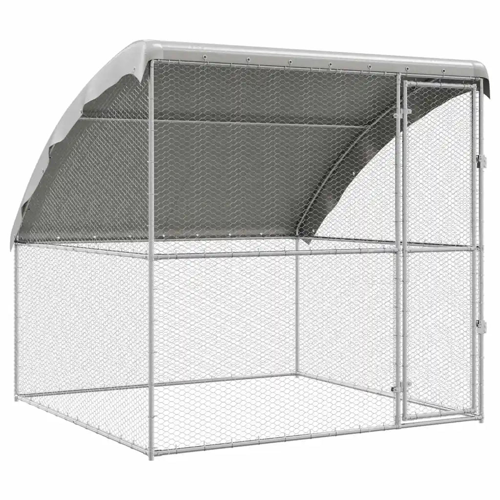 Gabbia per polli Argento 2 x 2 x 2 m Acciaio zincato