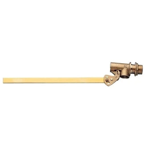 GALLEGGIANTE REGOLABILE IN OTTONE 3/4" CON ASTA PE