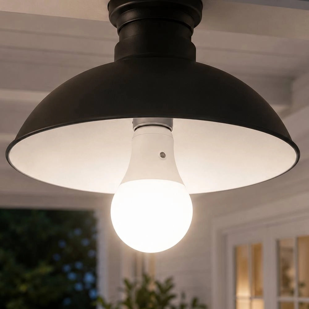 Lampadina led goccia a60 e27 9w 4000k 810lm con sensore crepuscolare *** numero pezzi 10, confezione 1