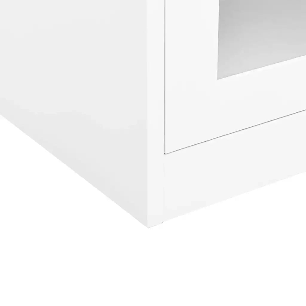 Armadio per Ufficio Bianco 90x40x70 cm in Acciaio 335926