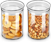 Contenitori di riserva, scatole di riserva 300/450/700/800/1100/1650 ml in vetro borosilicato, trasparente
