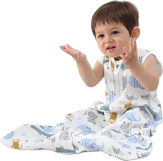 Sacco da letto per bambini -100% cotone, sacco da letto per bambini da 6 a 12 mesi