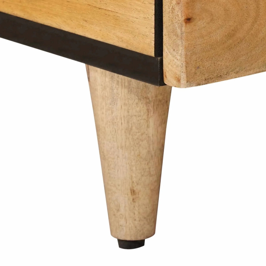 Tavolino da salotto con cassetto Naturale 80 x 54 x 40 cm