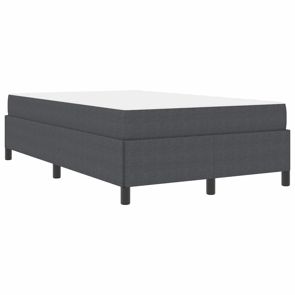 vidaXL Struttura del letto Grigio scuro 120 x 190 cm