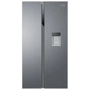 Haier HSR3918EWPG SBS 90 Serie 3 Frigorifero Side by Side 521 L 177 cm Classe E 38 dB No Frost Water Dispenser colore Argento