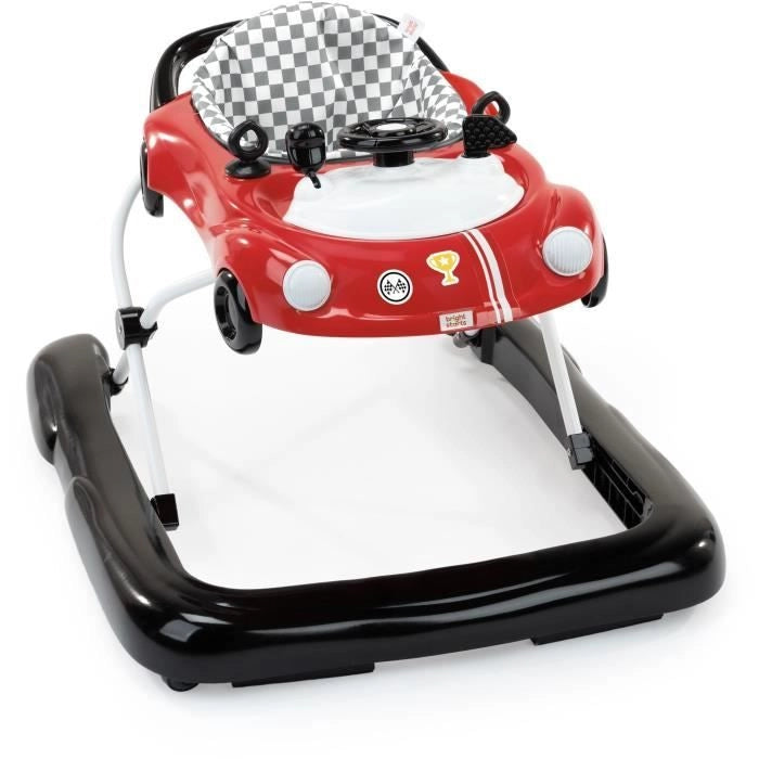 BRIGHT STARTS Camminatore 3 in 1, macchinina, 3 modalità di gioco in evoluzione, rosso