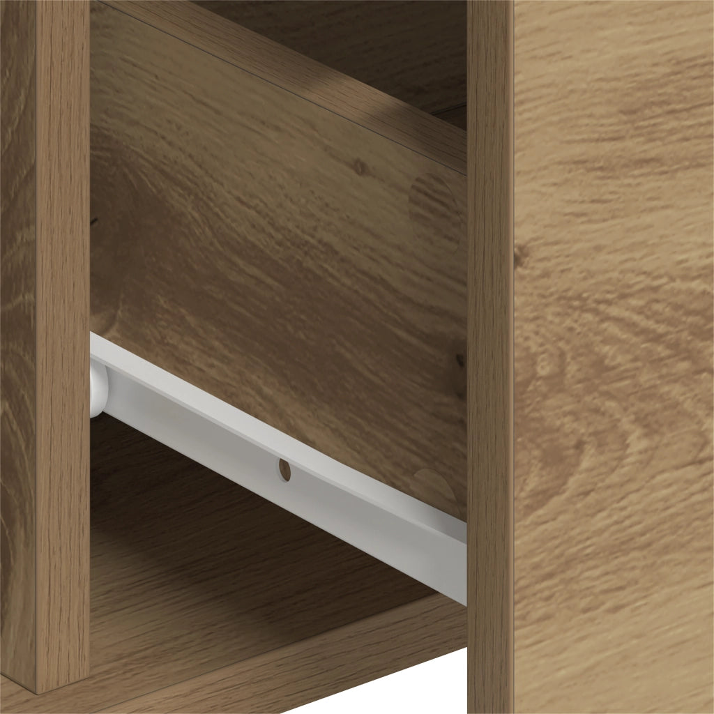 Credenze 2 pcs Rovere Artigianale 60x31x84 cm Legno Ingegnerizzato