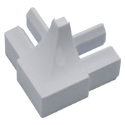 RACCORDO ESTERNO PROFILO SGUSCIO h. 8 mm- 20 pezzi