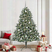 Albero di Natale artificiale con 300 LED Verde 210 cm 3395244