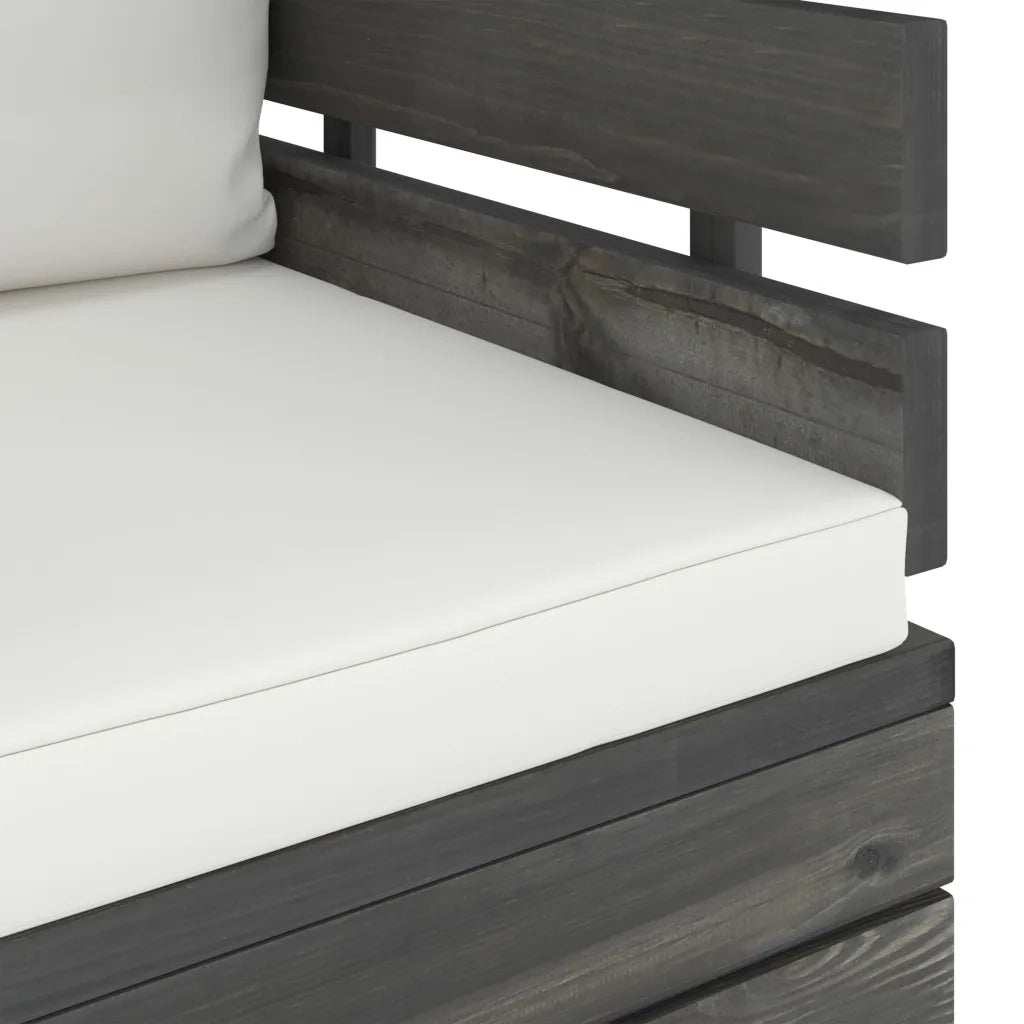 Poltrona da Giardino con Cuscini in Legno di Pino cod mxl 72348