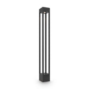 Lampada Da Terra Moderna Da Esterno Metallo Grafite Luce Led 10W Ip65