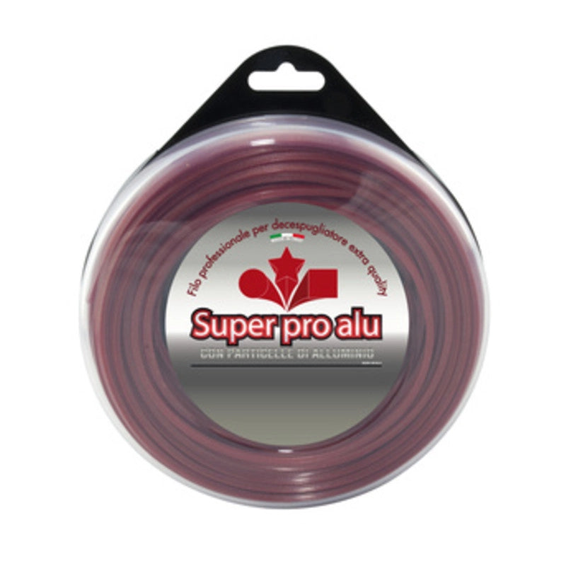 FILO NYLON ALUMADE TONDO 3,0X 60 M RED