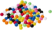 100 pezzi di perle rotonde in diverse colori per artigianato