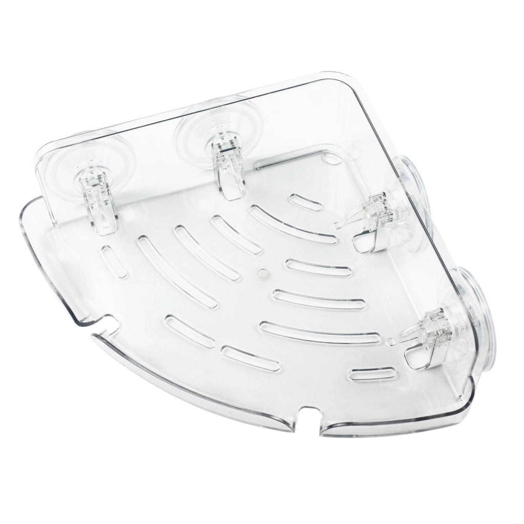 Mensola Angolare Trasparente in Materiale Termoplastico Mod. Air Container