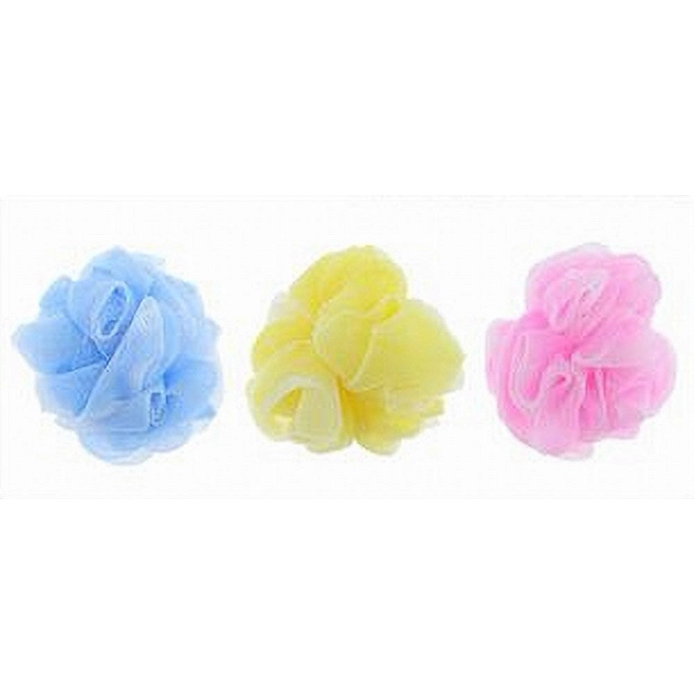 Trade Shop - 2pz Spugna Retina Per Doccia Spugnetta A Rete Pelle Corpo Bagno Colori Vari 10682 -