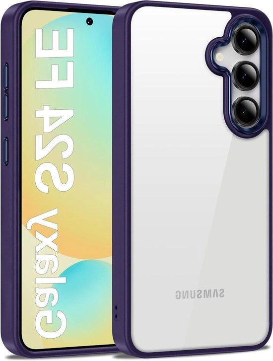 Custodia Premium trasparente per Samsung Galaxy S24 FE 5G (6.7 pollici) - Resistente all'abbagliamento e all'abrasione - Protezione da caduta di alta qualità militare