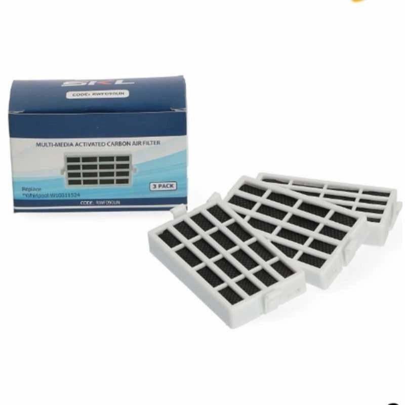 KIT 3PZ FILTRO ANTIBATTERICO COMPATIBILE ARIA FRIGORIFERO WHIRLPOOL - Whirlpool Ariston Hotpoint