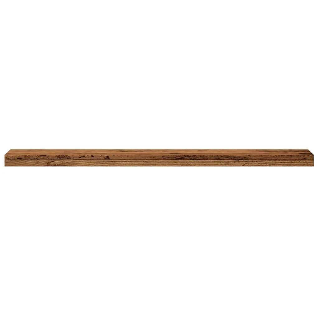 vidaXL Mensole a Parete 4 pz Legno Antico 40x10x1,5 cm in Truciolato