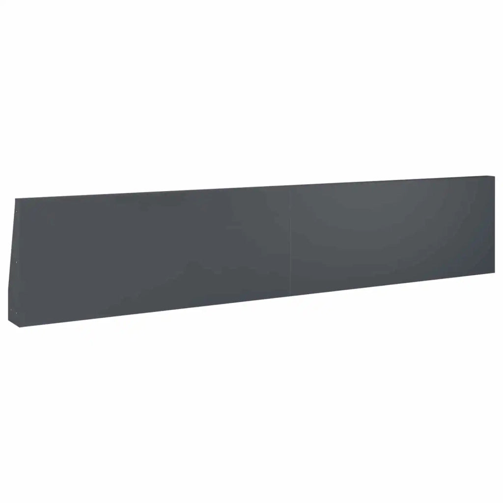 Muro di contenimento 4 pz 100 x 12 x 30 cm Acciaio Antracite 3449032
