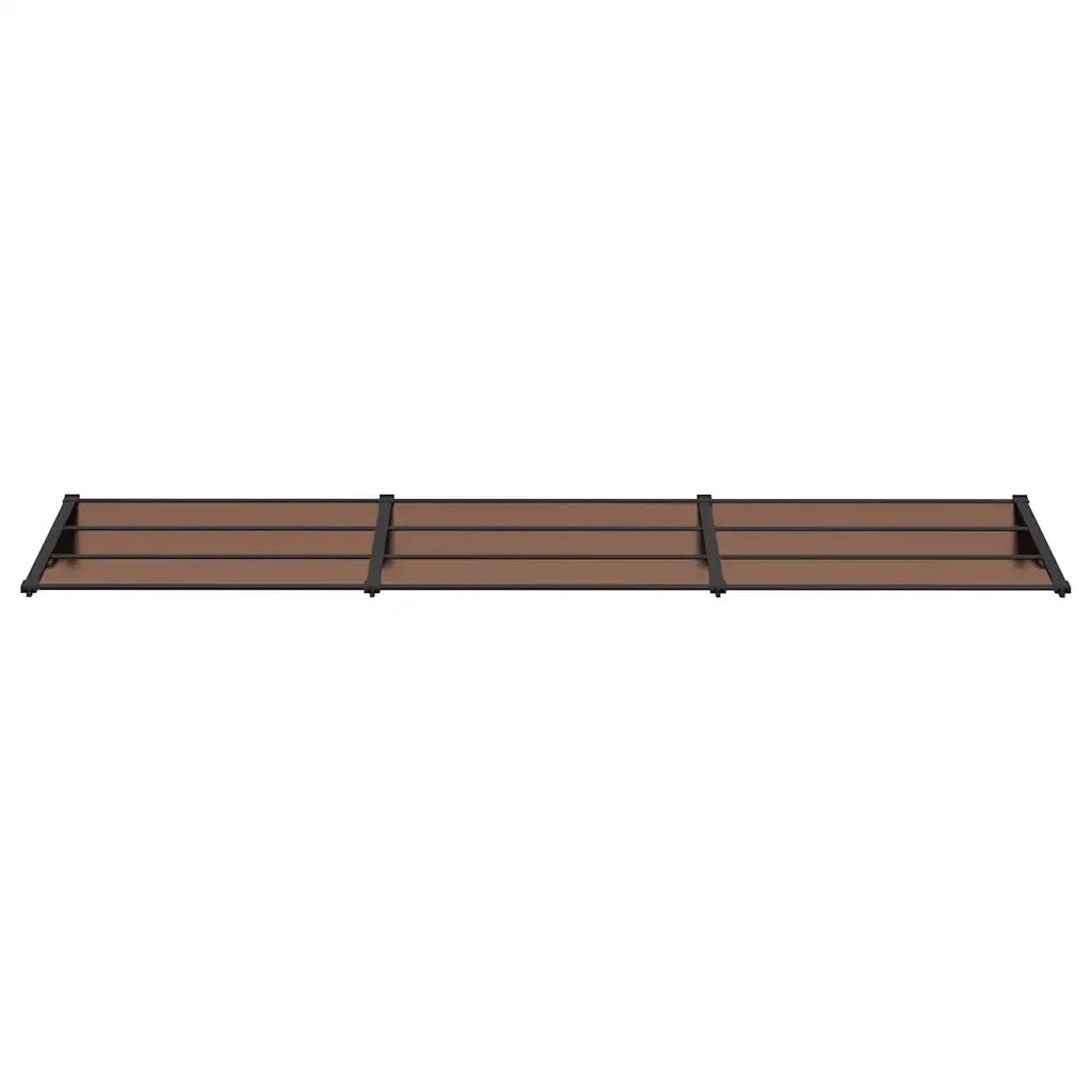 Tettoia per Porta Nera 358,5x90 cm in Policarbonatocod mxl 81735