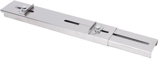 Sostituto di Slijpstone in Acciaio Inossidabile - Regolabile - Adatto per Oliestene/Whetstone - Comprende Viti/Baffles - Idoneo per Gootstone da 29-44cm - Duraturo e Stabile - Sostituto di Slijpstone