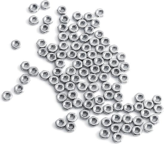 600 pezzi viti a bussola M2 in acciaio inossidabile 304 - assortimento viti e bulloni con tre tipi.