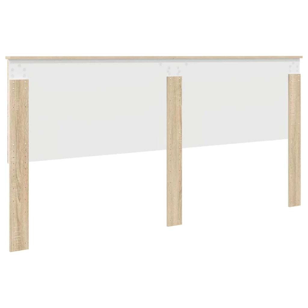 Testiera con testiera Rovere Sonoma 200 cm Legno multistrato 887717