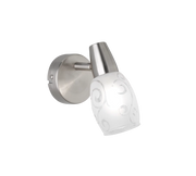 Faretto Spot Singolo E14 Soffitto Diffusore Vetro Satinato Colmar GD Trio