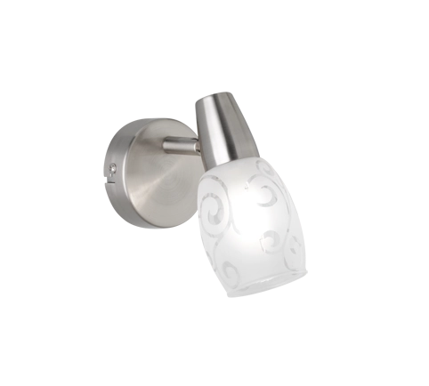 Faretto Spot Singolo E14 Soffitto Diffusore Vetro Satinato Colmar GD Trio